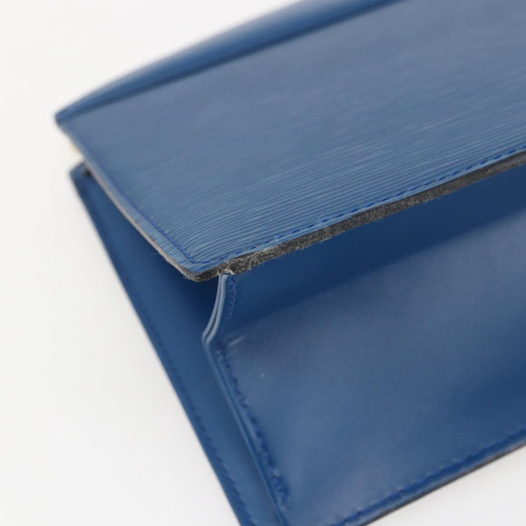 LOUIS VUITTON Epi Trousse Crete Pouch Blue M48405 LV Auth bs31950