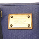 LOUIS VUITTON Antigua Cabas MM Tote Bag Blue M40087 LV Auth bs31951-17
