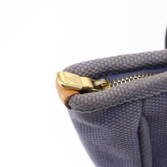 LOUIS VUITTON Antigua Cabas MM Tote Bag Blue M40087 LV Auth bs31951