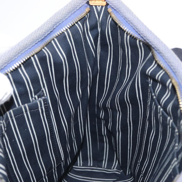 LOUIS VUITTON Antigua Cabas MM Tote Bag Blue M40087 LV Auth bs31951