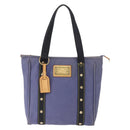 LOUIS VUITTON Antigua Cabas MM Tote Bag Blue M40087 LV Auth bs31951-13