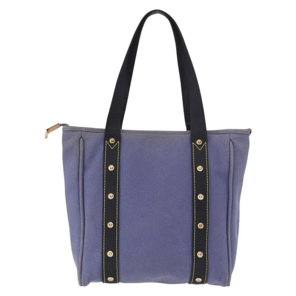 LOUIS VUITTON Antigua Cabas MM Tote Bag Blue M40087 LV Auth bs31951