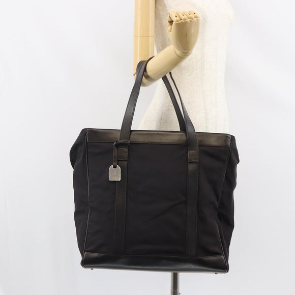 GUCCI Tote Bag Nylon Brown Silver 002 3754 0404 Auth bs31952