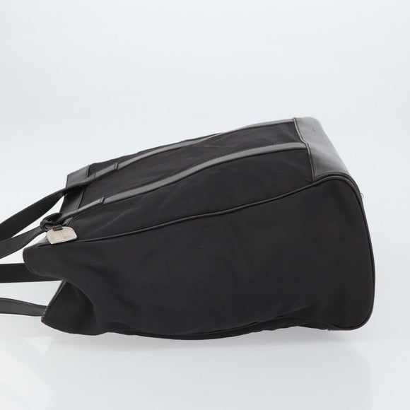 GUCCI Tote Bag Nylon Brown Silver 002 3754 0404 Auth bs31952