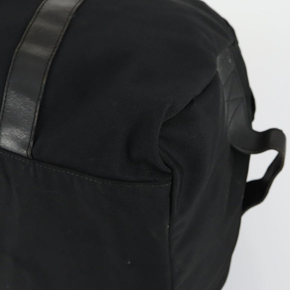 GUCCI Boston Bag Nylon Black Silver Auth bs31953