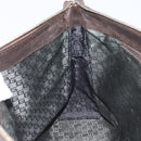 GUCCI Shoulder Bag Canvas Leather Brown Gold 110054 Auth bs31954-19