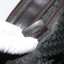 GUCCI Shoulder Bag Canvas Leather Brown Gold 110054 Auth bs31954-22