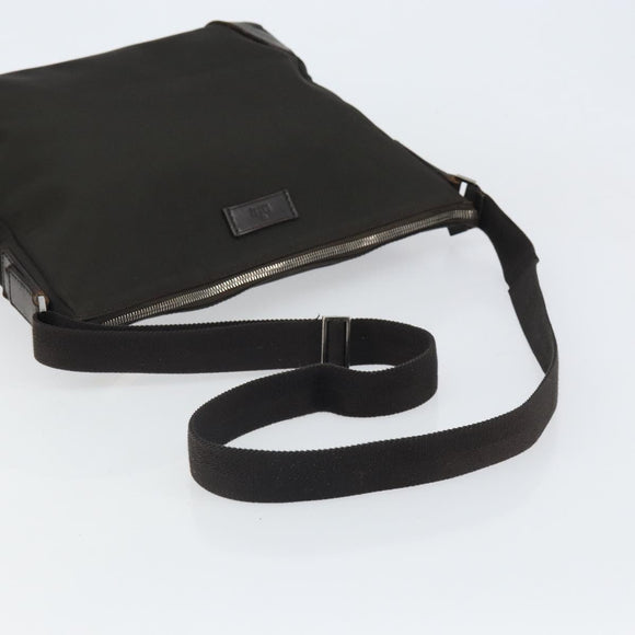 GUCCI Shoulder Bag Canvas Leather Brown Gold 110054 Auth bs31954