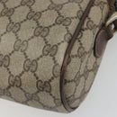 GUCCI GG Supreme Web Sherry Line Shoulder Bag PVC Beige 010 378 Auth bs31955-16