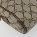 GUCCI GG Supreme Web Sherry Line Shoulder Bag PVC Beige 010 378 Auth bs31955-10