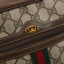 GUCCI GG Supreme Web Sherry Line Shoulder Bag PVC Beige 010 378 Auth bs31955-18