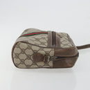 GUCCI GG Supreme Web Sherry Line Shoulder Bag PVC Beige 010 378 Auth bs31955-3