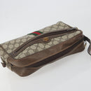 GUCCI GG Supreme Web Sherry Line Shoulder Bag PVC Beige 010 378 Auth bs31955-7
