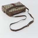 GUCCI GG Supreme Web Sherry Line Shoulder Bag PVC Beige 010 378 Auth bs31955-8