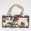Christian Dior jardin Hand Bag Canvas 2way Beige Gold Auth bs31958-5
