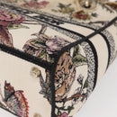 Christian Dior jardin Hand Bag Canvas 2way Beige Gold Auth bs31958-15