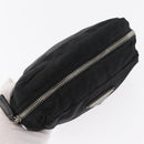 PRADA Pouch Nylon Leather Black Auth bs31960-5