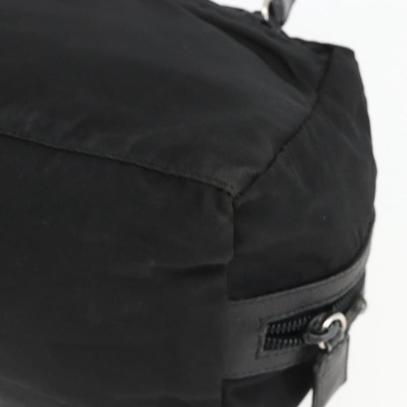 PRADA Pouch Nylon Leather Black Auth bs31961