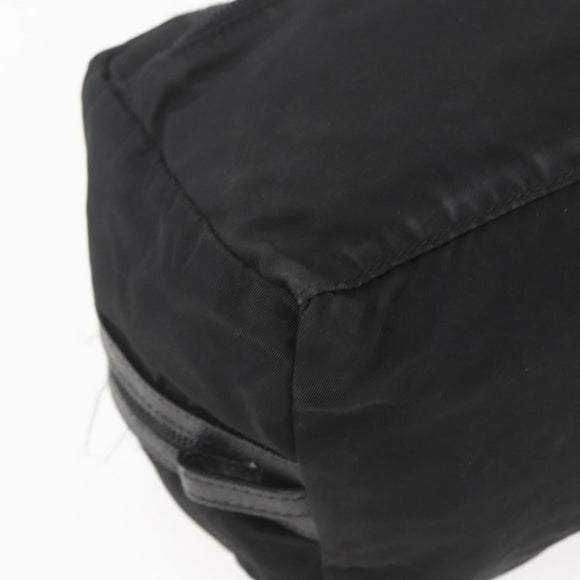 PRADA Pouch Nylon Leather Black Auth bs31961