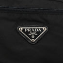 PRADA Pouch Nylon Leather Black Auth bs31961-17