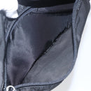 PRADA Pouch Nylon Leather Black Auth bs31961-20