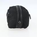 PRADA Pouch Nylon Leather Black Auth bs31961-3