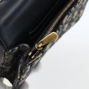 Christian Dior Trotter Canvas Saddle Waist bag Navy Gold Auth bs31962-10