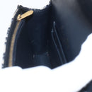 Christian Dior Trotter Canvas Saddle Waist bag Navy Gold Auth bs31962-17