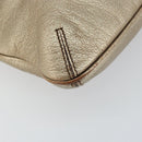 CARTIER Shoulder Bag Leather Gold Tone Auth bs31968-11