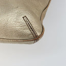 CARTIER Shoulder Bag Leather Gold Tone Auth bs31968-12