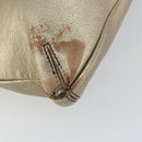 CARTIER Shoulder Bag Leather Gold Tone Auth bs31968-13