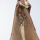 CARTIER Shoulder Bag Leather Gold Tone Auth bs31968-14