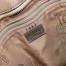 CARTIER Shoulder Bag Leather Gold Tone Auth bs31968-15