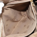 CARTIER Shoulder Bag Leather Gold Tone Auth bs31968-20