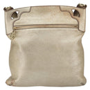 CARTIER Shoulder Bag Leather Gold Tone Auth bs31968-3