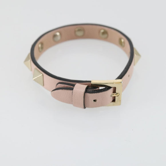 VALENTINO Wallet Leather 3 Set Pink Auth bs31971