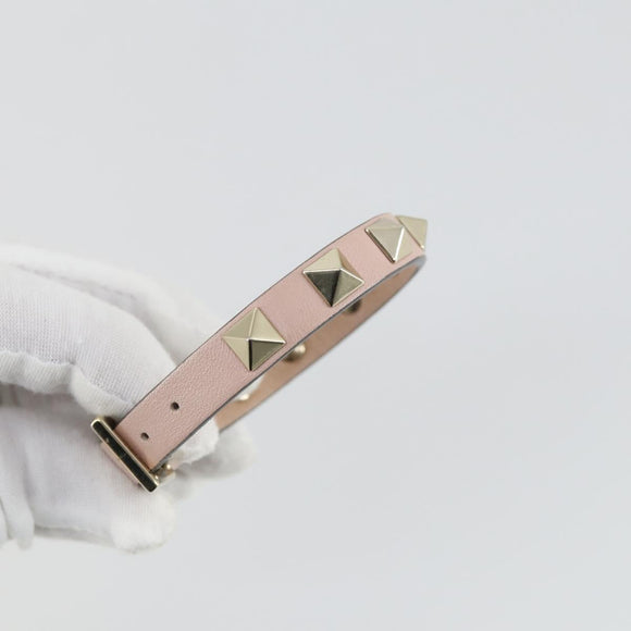 VALENTINO Wallet Leather 3 Set Pink Auth bs31971