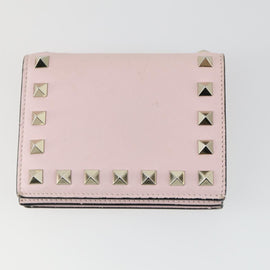 VALENTINO Wallet Leather 3 Set Pink Auth bs31971 - 0