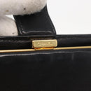 CHANEL Long Wallet Caviar Skin Black Gold CC Auth bs31972-8