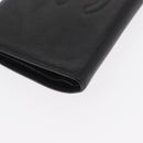 CHANEL Long Wallet Caviar Skin Black Gold CC Auth bs31972-8