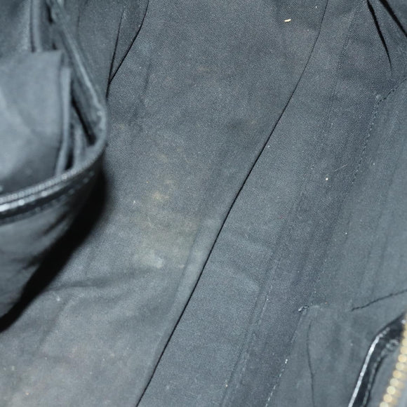 BURBERRY Nova Check Boston Bag Canvas Leather 2 Set Beige Auth bs31977