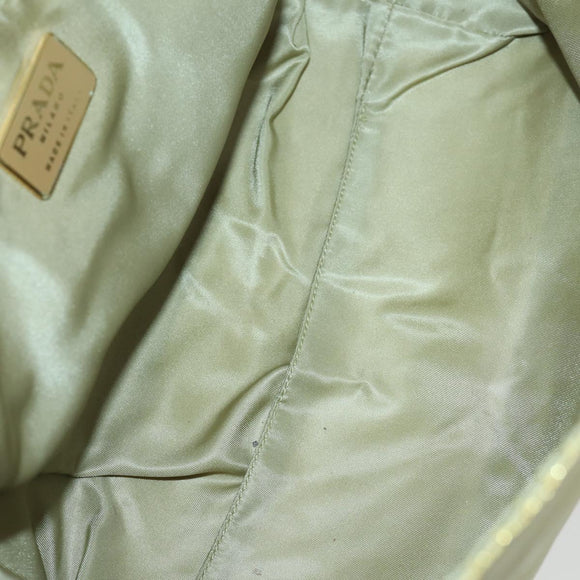 PRADA Shoulder Bag Nylon 3 Set Green Brown Auth bs31979