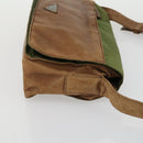 PRADA Shoulder Bag Nylon 3 Set Green Brown Auth bs31979-18
