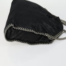 Stella MacCartney Shoulder Bag Polyester Leather 2 Set Black Beige Auth bs31980-15