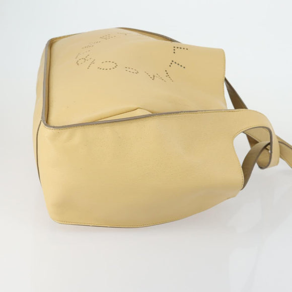 Stella MacCartney Shoulder Bag Polyester Leather 2 Set Black Beige Auth bs31980