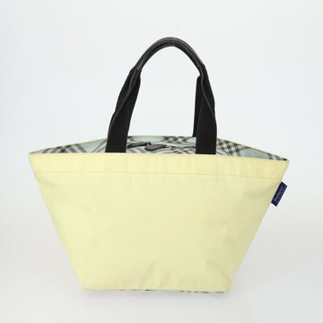 BURBERRY Nova Check Shoulder Bag Nylon Canvas 5 Set Yellow Beige Auth bs31981 - 0