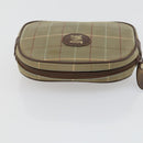 BURBERRY Nova Check Shoulder Bag Nylon Canvas 5 Set Yellow Beige Auth bs31981-25
