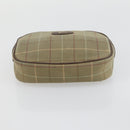 BURBERRY Nova Check Shoulder Bag Nylon Canvas 5 Set Yellow Beige Auth bs31981-26