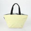 BURBERRY Nova Check Shoulder Bag Nylon Canvas 5 Set Yellow Beige Auth bs31981-3