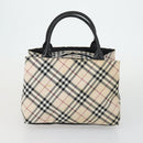 BURBERRY Nova Check Shoulder Bag Nylon Canvas 5 Set Yellow Beige Auth bs31981-7